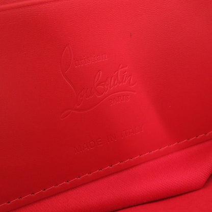 Christian Louboutin Shoulder Bag Patent Leather Black Chainshoulder Bag Women