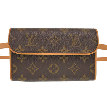 Louis Vuitton Waist Bag M51855 Monogram Canvas Brown Monogram Pochette Florentine Women