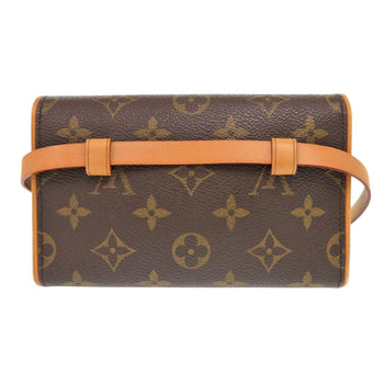 Louis Vuitton Waist Bag M51855 Monogram Canvas Brown Monogram Pochette Florentine Women