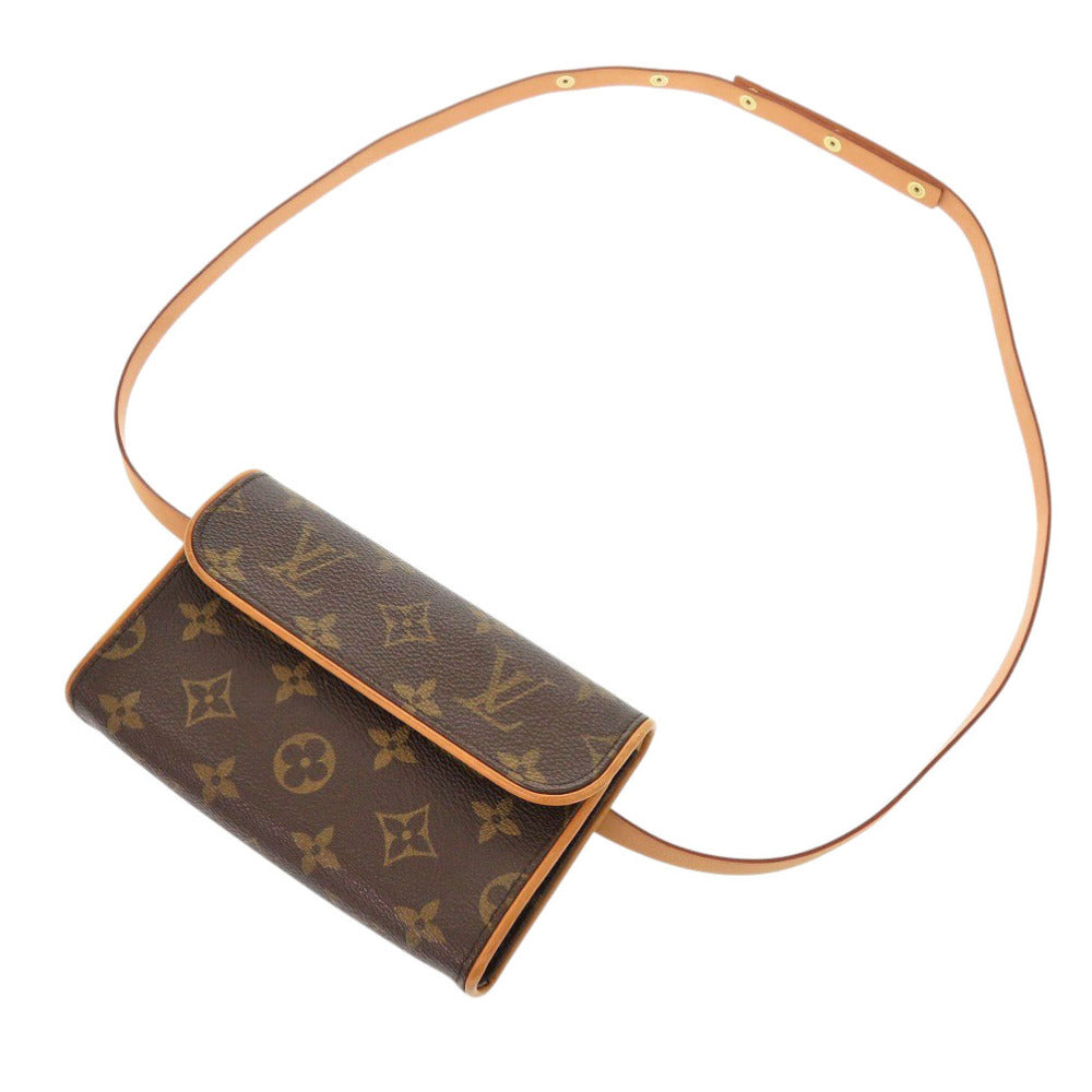Louis Vuitton Waist Bag M51855 Monogram Canvas Brown Monogram Pochette Florentine Women