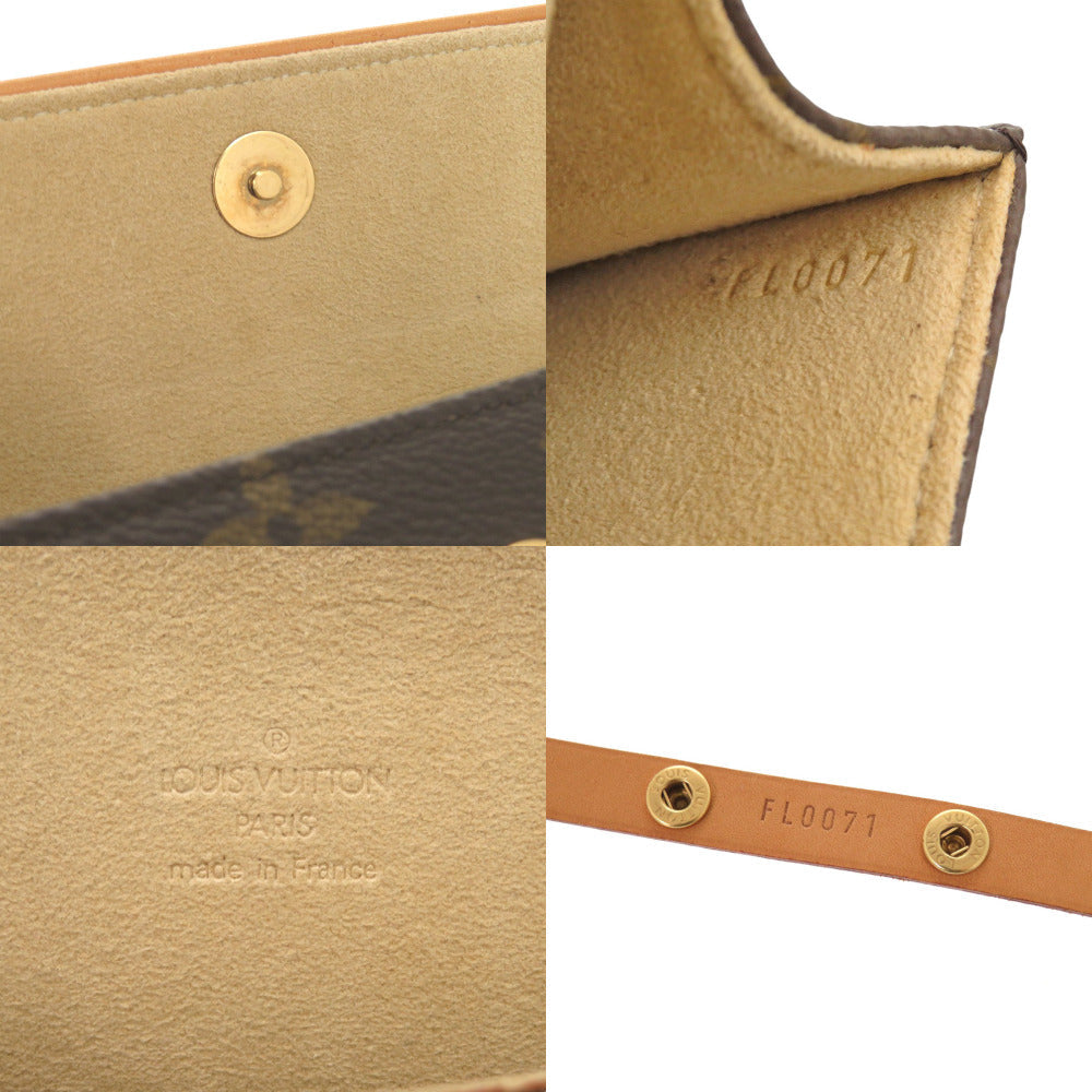 Louis Vuitton Waist Bag M51855 Monogram Canvas Brown Monogram Pochette Florentine Women