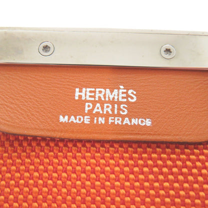 Hermes Belt Nylon Orange Hook Belt Women 40