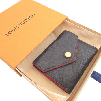 Louis Vuitton Bifold Wallet M58880 Monogram Ann Platt Navy Monogram Ann Platt Portefeuille Zoe