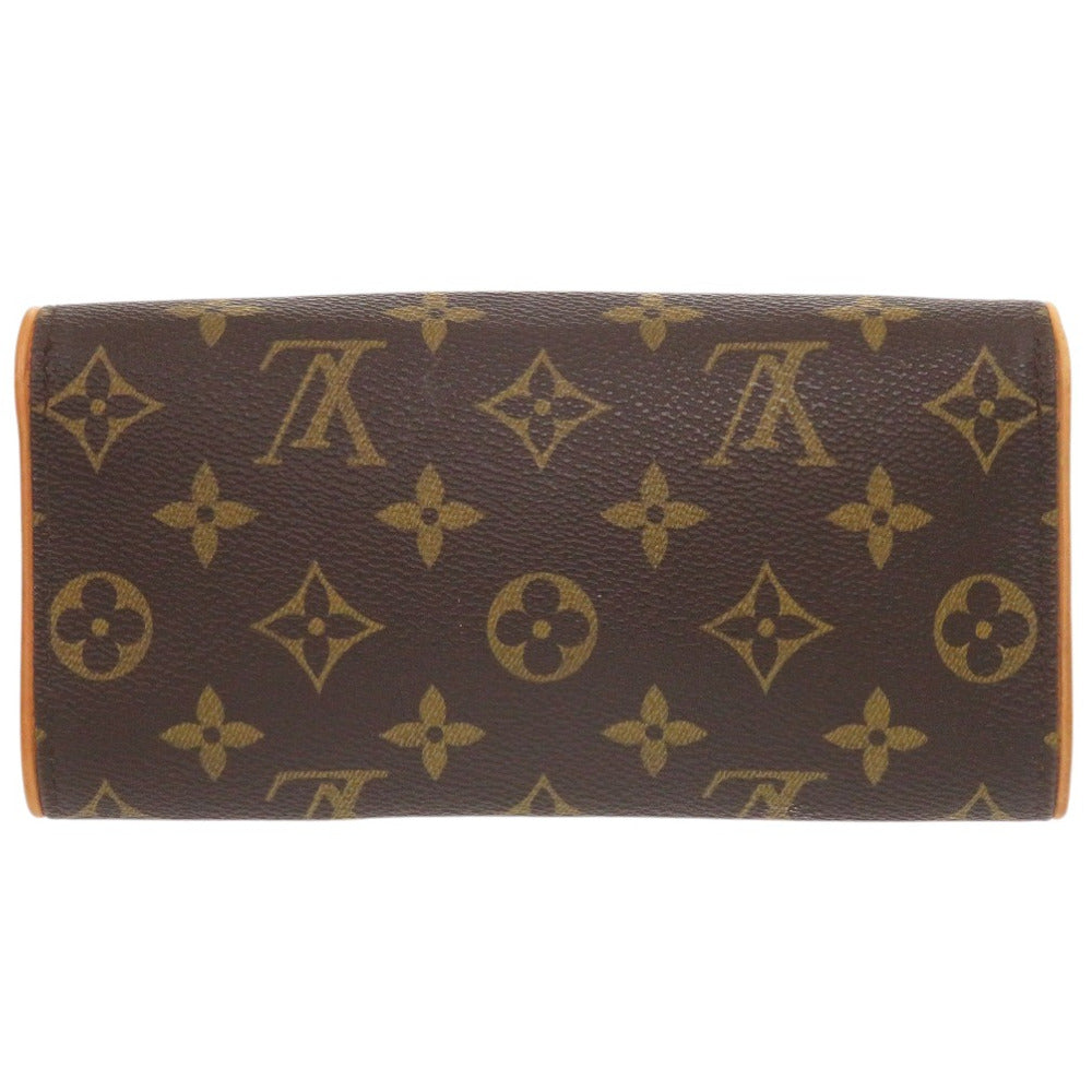 Louis Vuitton Shoulder Bag M51854 Monogram Canvas Brown Monogram Pochette Twin Pm Women