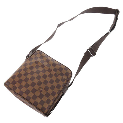 Louis Vuitton Shoulder Bag N41442 Damier Canvas Ebene Damier Olaf Pm Women