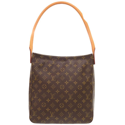 Louis Vuitton Shoulder Bag M51145 Monogram Canvas Brown Monogram Loopinggm