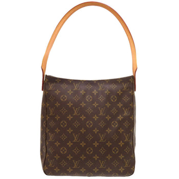 Louis Vuitton Shoulder Bag M51145 Monogram Canvas Brown Monogram Loopinggm