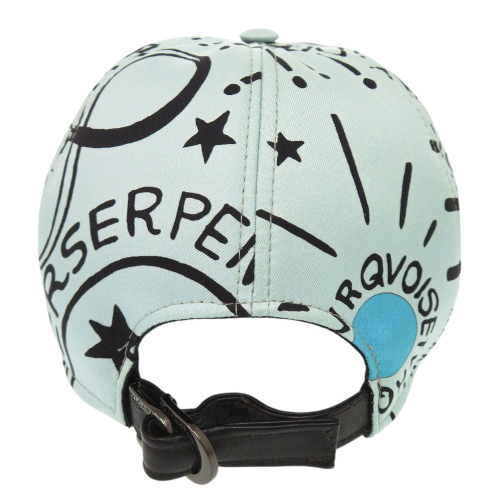 Bvlgari Cap Silk, Cotton, Leather Multicolor Store Limited Pop-Up Cone Onomatopoeia Bulgari