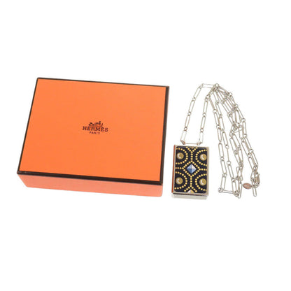 Hermes Necklace Metal Silver Boite A Reve