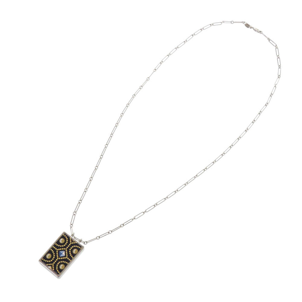 Hermes Necklace Metal Silver Boite A Reve