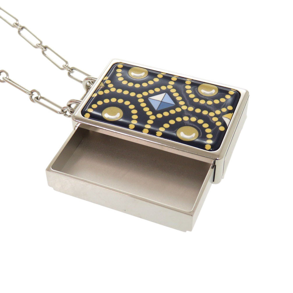 Hermes Necklace Metal Silver Boite A Reve
