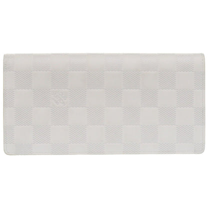 Louis Vuitton Long Wallet Purse N60335 Damier Anfini White Damier Portefeuille Braza Mens