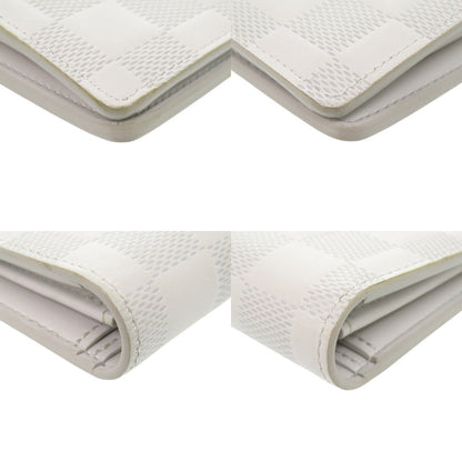 Louis Vuitton Long Wallet Purse N60335 Damier Anfini White Damier Portefeuille Braza Mens