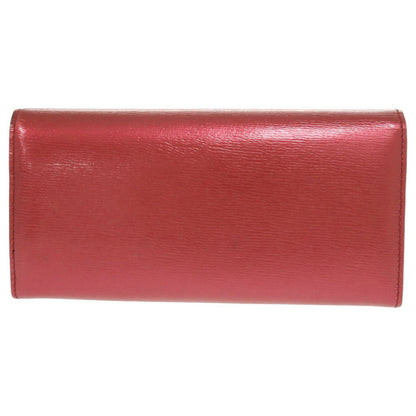 Gucci Long Wallet Purse 245728 Patent Leather Red Lovely Heart Women