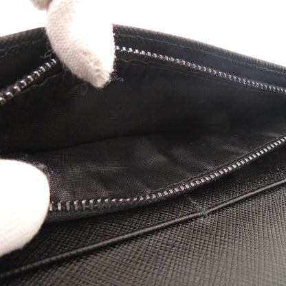Prada Long Wallet Purse 2Mv836 Leather Black Bifold Walletlong Wallet Safiano Mens