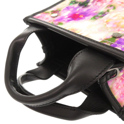 Jimmy Choo Handbag Nylon, Leather Pink 2Way Mini Bag Floral Women