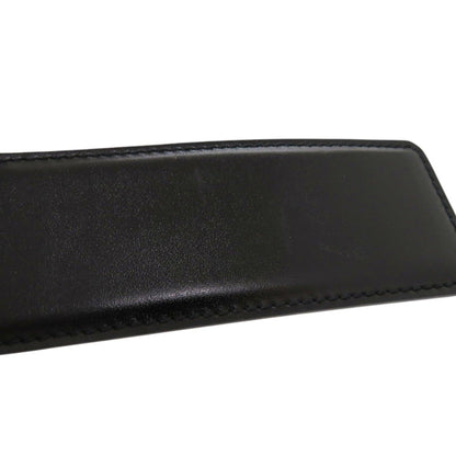 Gucci Belt 150-8003487611 Leather Black Gg Buckle Women 70