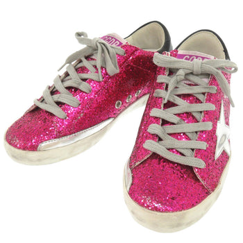 Golden Goose Sneakers G32Ws590.G45 Leather Pink Superstar Glitter Women 35