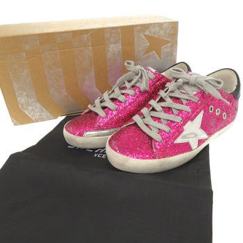 Golden Goose Sneakers G32Ws590.G45 Leather Pink Superstar Glitter Women 35