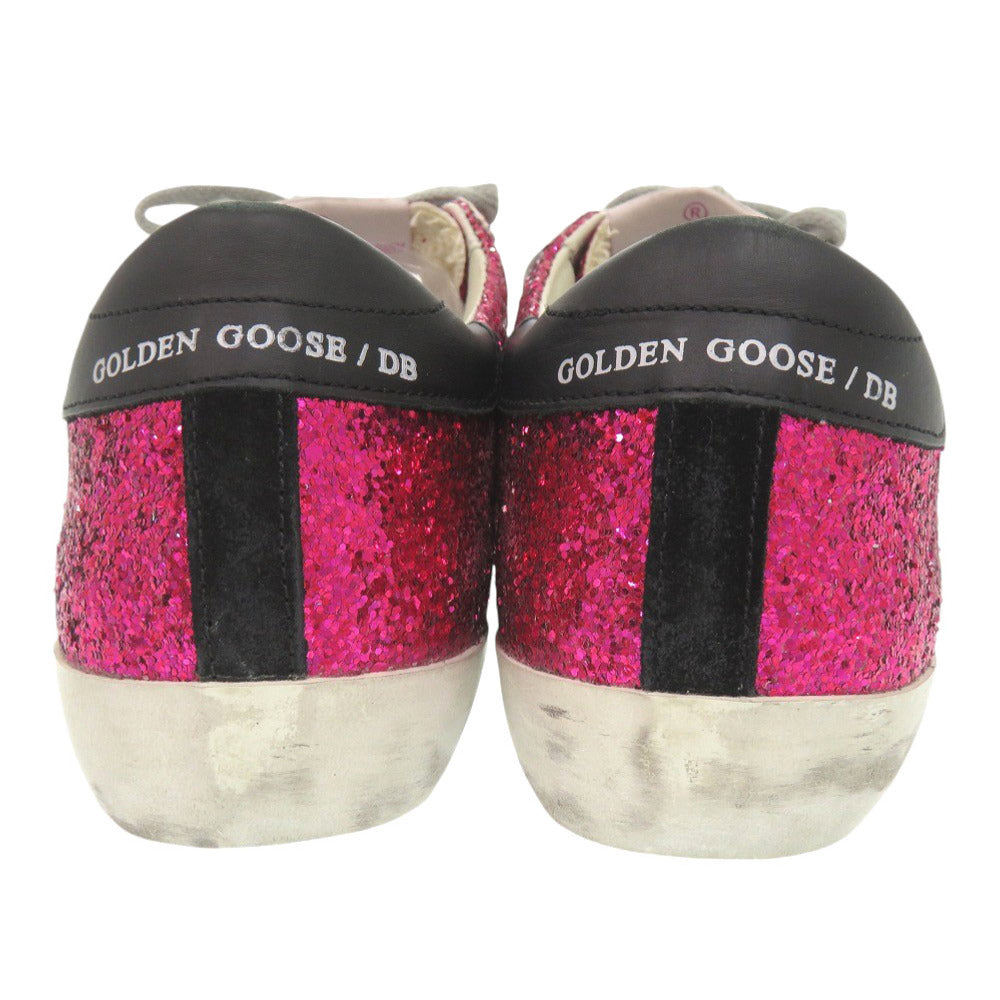 Golden Goose Sneakers G32Ws590.G45 Leather Pink Superstar Glitter Women 35