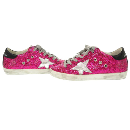 Golden Goose Sneakers G32Ws590.G45 Leather Pink Superstar Glitter Women 35