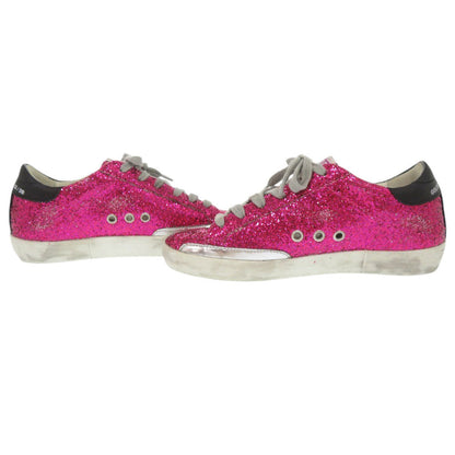 Golden Goose Sneakers G32Ws590.G45 Leather Pink Superstar Glitter Women 35