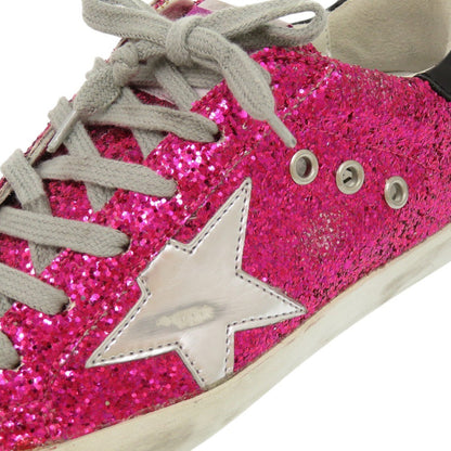 Golden Goose Sneakers G32Ws590.G45 Leather Pink Superstar Glitter Women 35