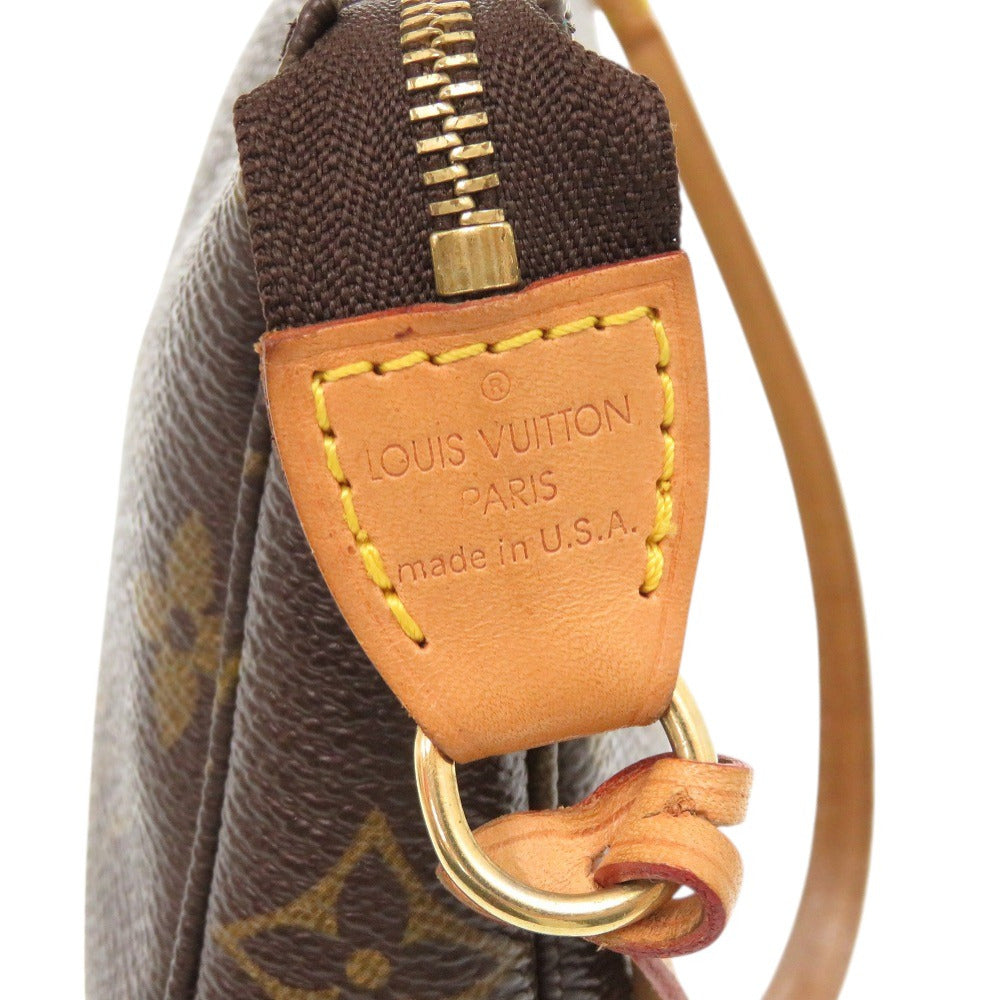 Louis Vuitton Pouch M51980 Monogram Canvas Brown Monogram Pochette Accessoires