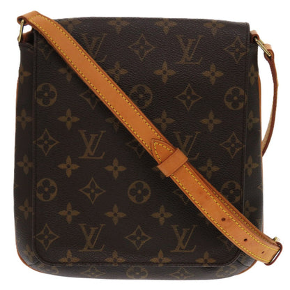 Louis Vuitton Shoulder Bag M51387 Monogram Canvas Brown Long Strap Monogram Musette Salsa Women