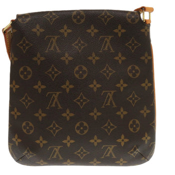 Louis Vuitton Shoulder Bag M51387 Monogram Canvas Brown Long Strap Monogram Musette Salsa Women