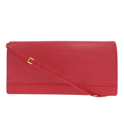 Louis Vuitton Shoulder Bag M5273E Epi Leather Red Honfleur Women
