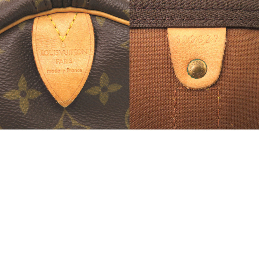 Louis Vuitton Boston Duffel Bag M41424 Monogram Canvas Brown Monogram Keepall 55 Mens