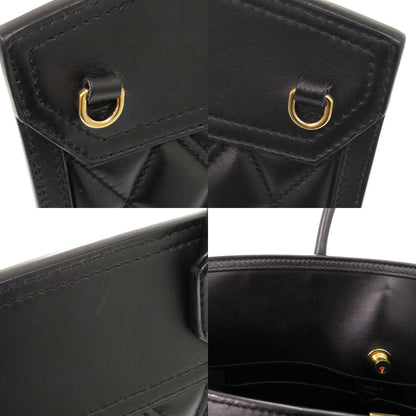 Burberry Handbag Leather Black 2Way Women