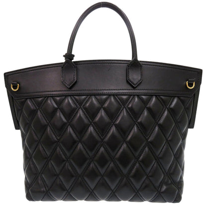 Burberry Handbag Leather Black 2Way Women