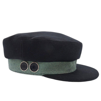 Hermes Other Hats Cotton Bruny Caval Serie Button Newsboy Cap Women 57