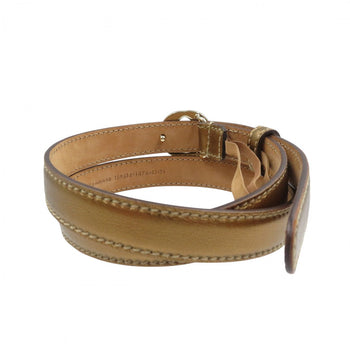 Gucci Belt 15614 Leather Gold 8534