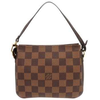 Louis Vuitton Handbag N51982 Damier Canvas Brown Damier Truth Makeup Women