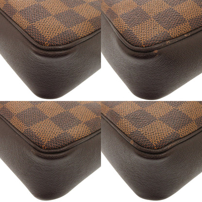 Louis Vuitton Handbag N51982 Damier Canvas Brown Damier Truth Makeup Women