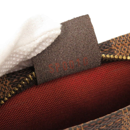 Louis Vuitton Handbag N51982 Damier Canvas Brown Damier Truth Makeup Women