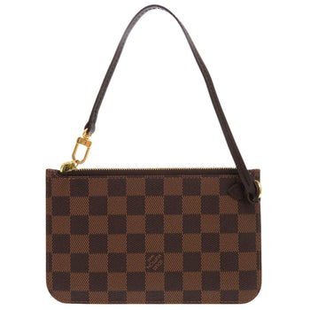 Louis Vuitton Pouch Damier Canvas Brown Damier Neverfull Pouch For Pm Women