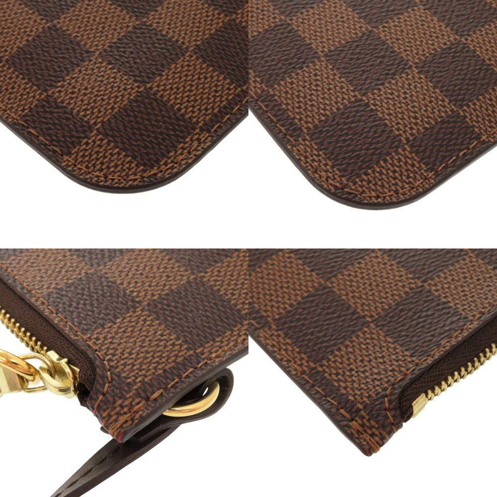 Louis Vuitton Pouch Damier Canvas Brown Damier Neverfull Pouch For Pm Women