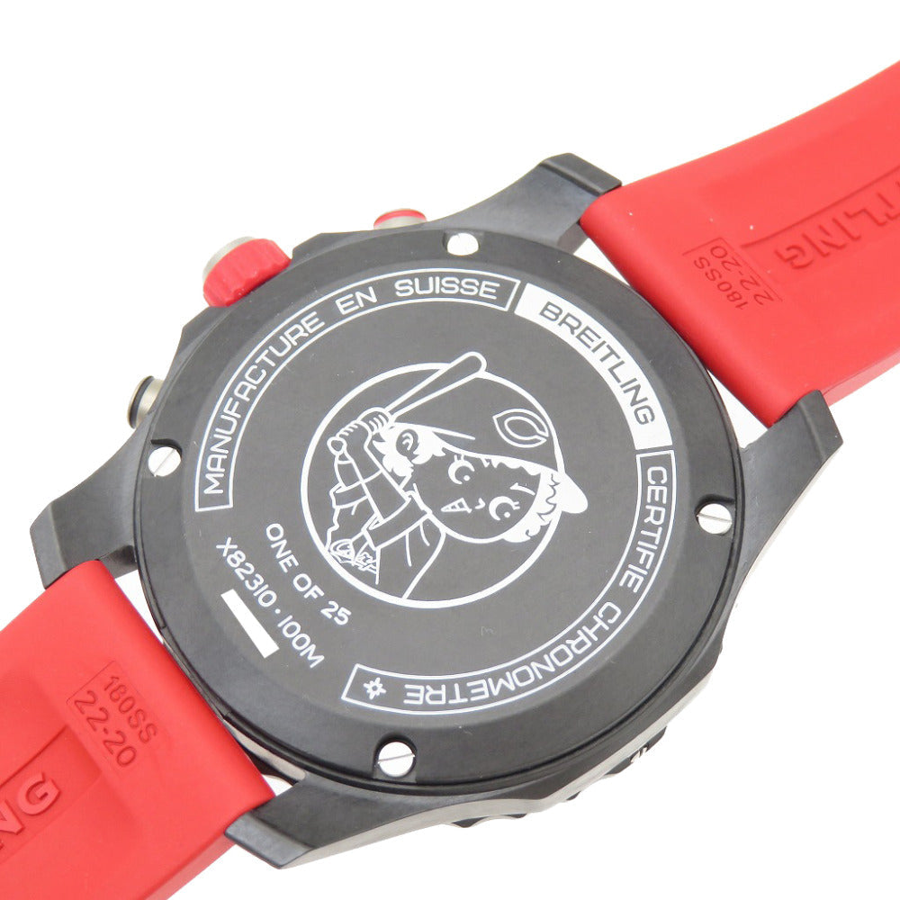 Breitling Watches Quartz X823101E1B1S1 Bright Light, Rubber Black Quartz Endurance Pro Hiroshima