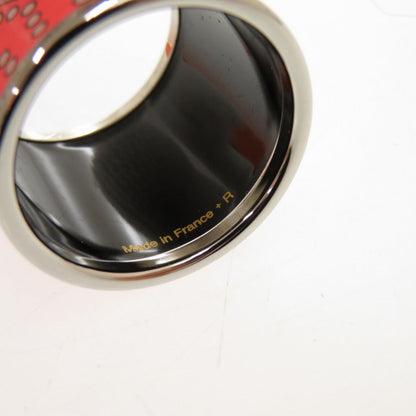 Hermes Scarf Ring Metal Multi Enamel Collier De Chien Women