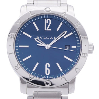 Bvlgari Watches Mechanical Automatic Bb41S Stainless Steel Blue Mechanical Automatic Bulgari