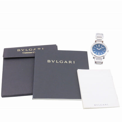 Bvlgari Watches Mechanical Automatic Bb41S Stainless Steel Blue Mechanical Automatic Bulgari