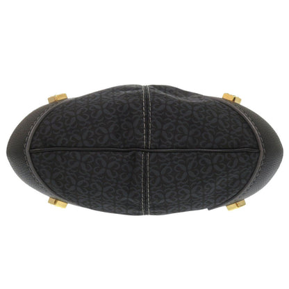Loewe Shoulder Bag Canvas, Leather Navy One Shoulder Bag Women