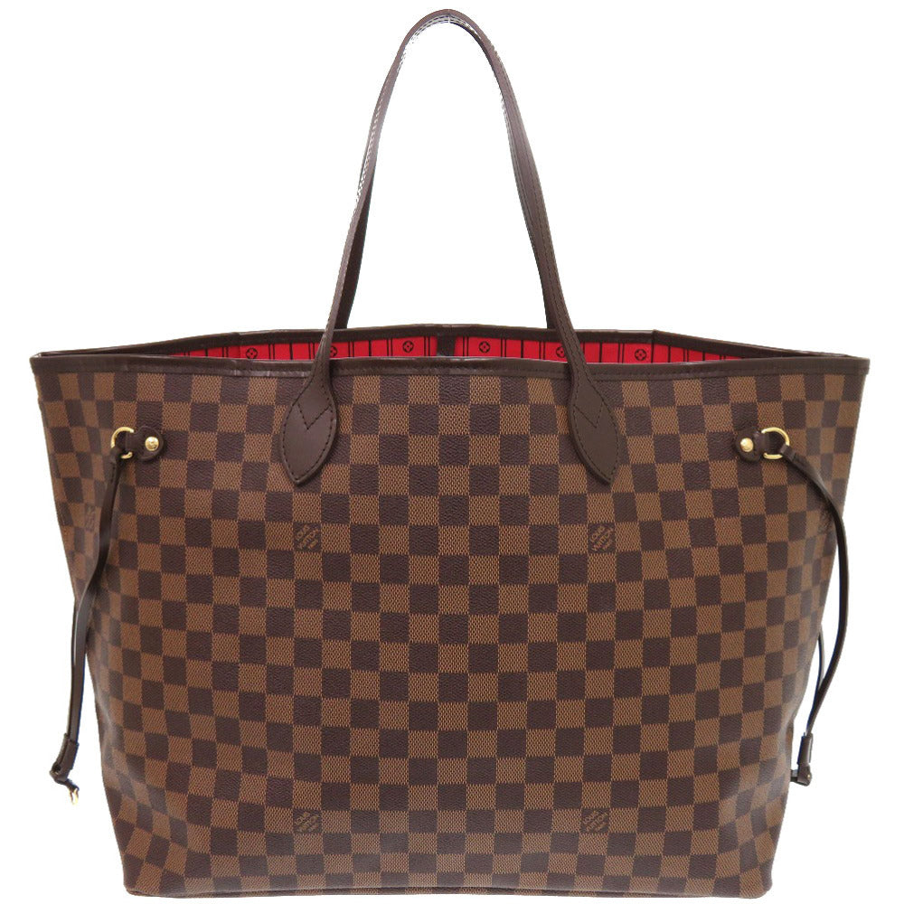 Louis Vuitton Tote Bag N51106 Damier Canvas Brown Damier Ebene Neverfull Gm
