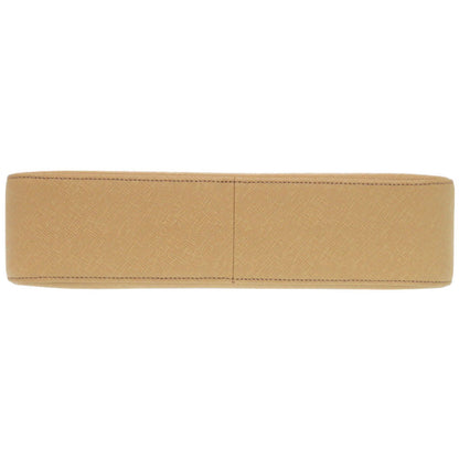 Burberry Shoulder Bag Leather Beige Women