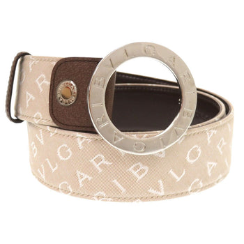 Bvlgari Belt Canvas, Leather Beige Logomania Bvlgari Bvlgari 105/42