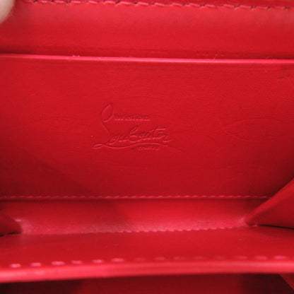 Christian Louboutin Coin Case Leather Black Studs Women